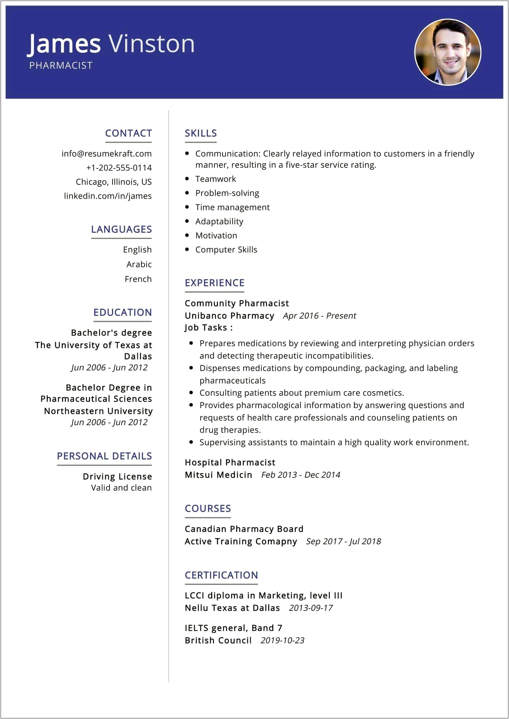 Best Resume Format For Government Jobs