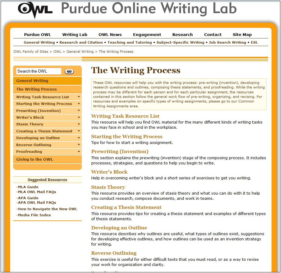 Best Resume Format Purdue Writing Lab