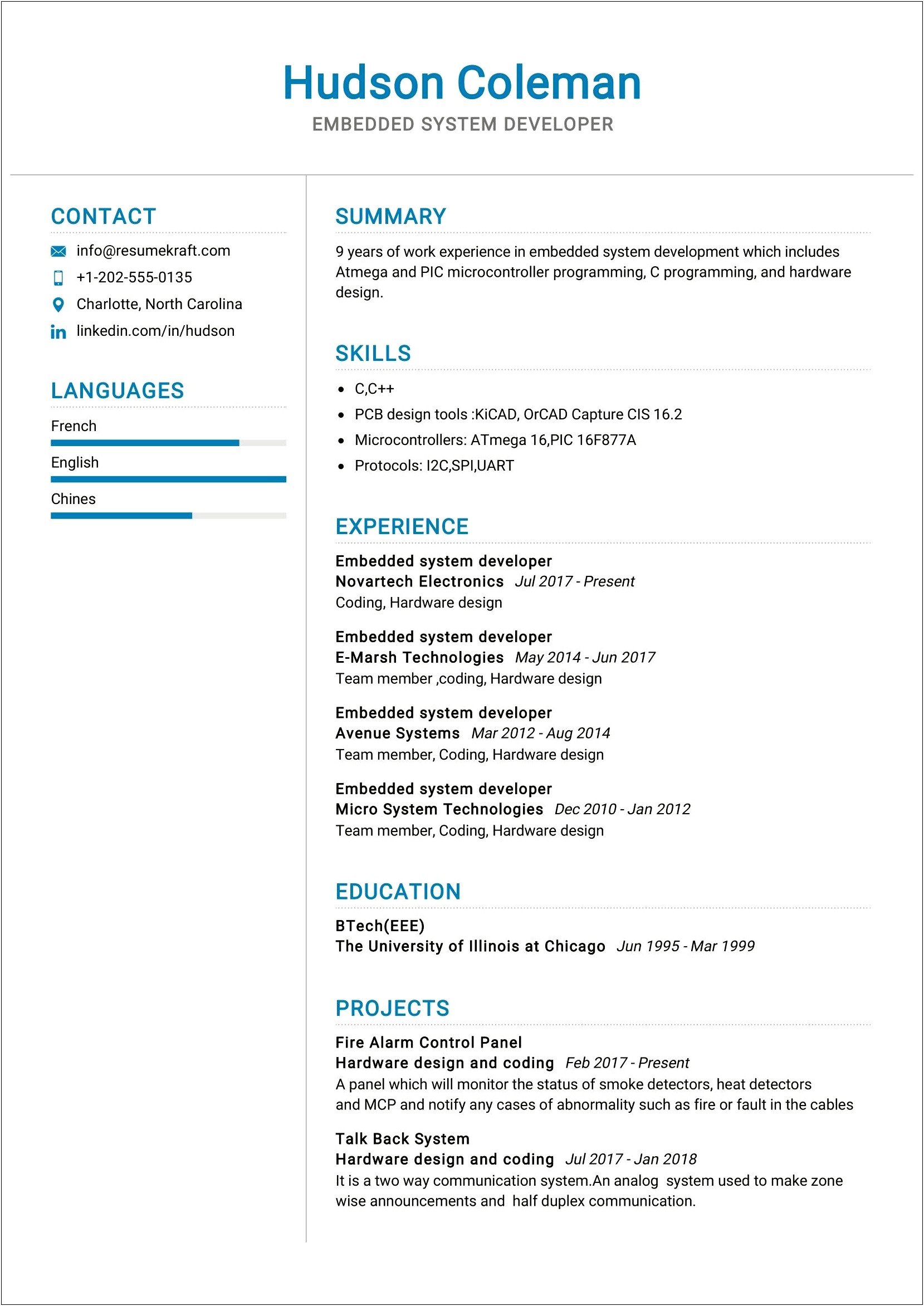 Best Resume Layouts For Developer