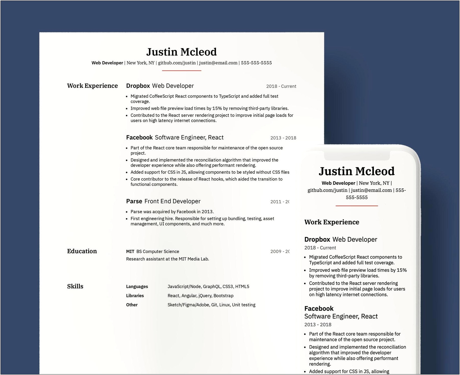 Best Resume Template For Those With Minimal Experience