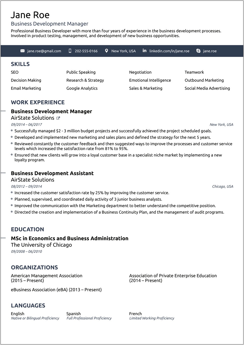 Best Resume Templates 2018 Free Download