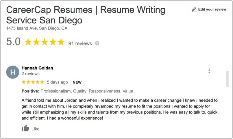 Best Resume Writers In San Diego
