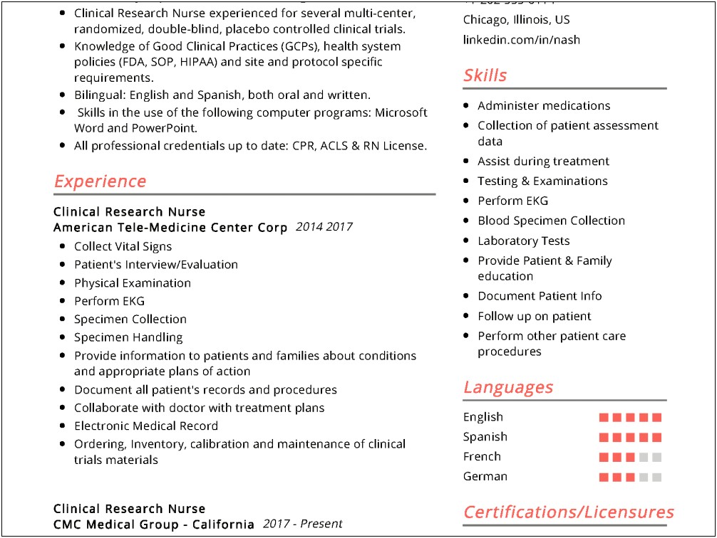 Best Resumes For Rn's 2017