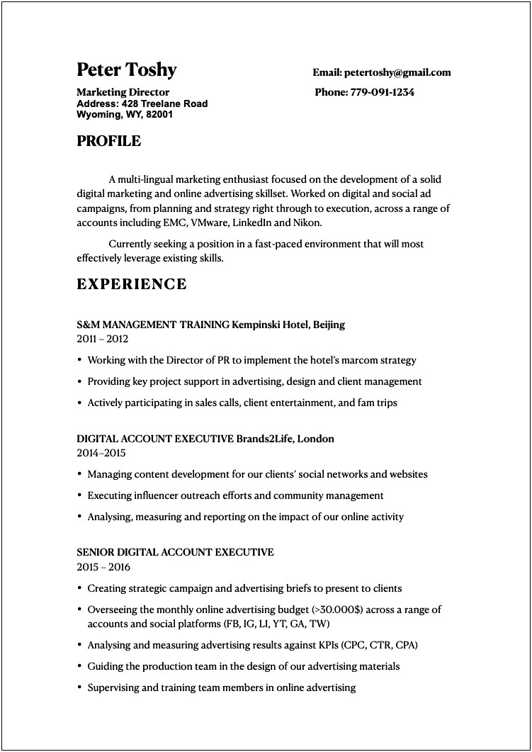 Best Way To Create A Resume