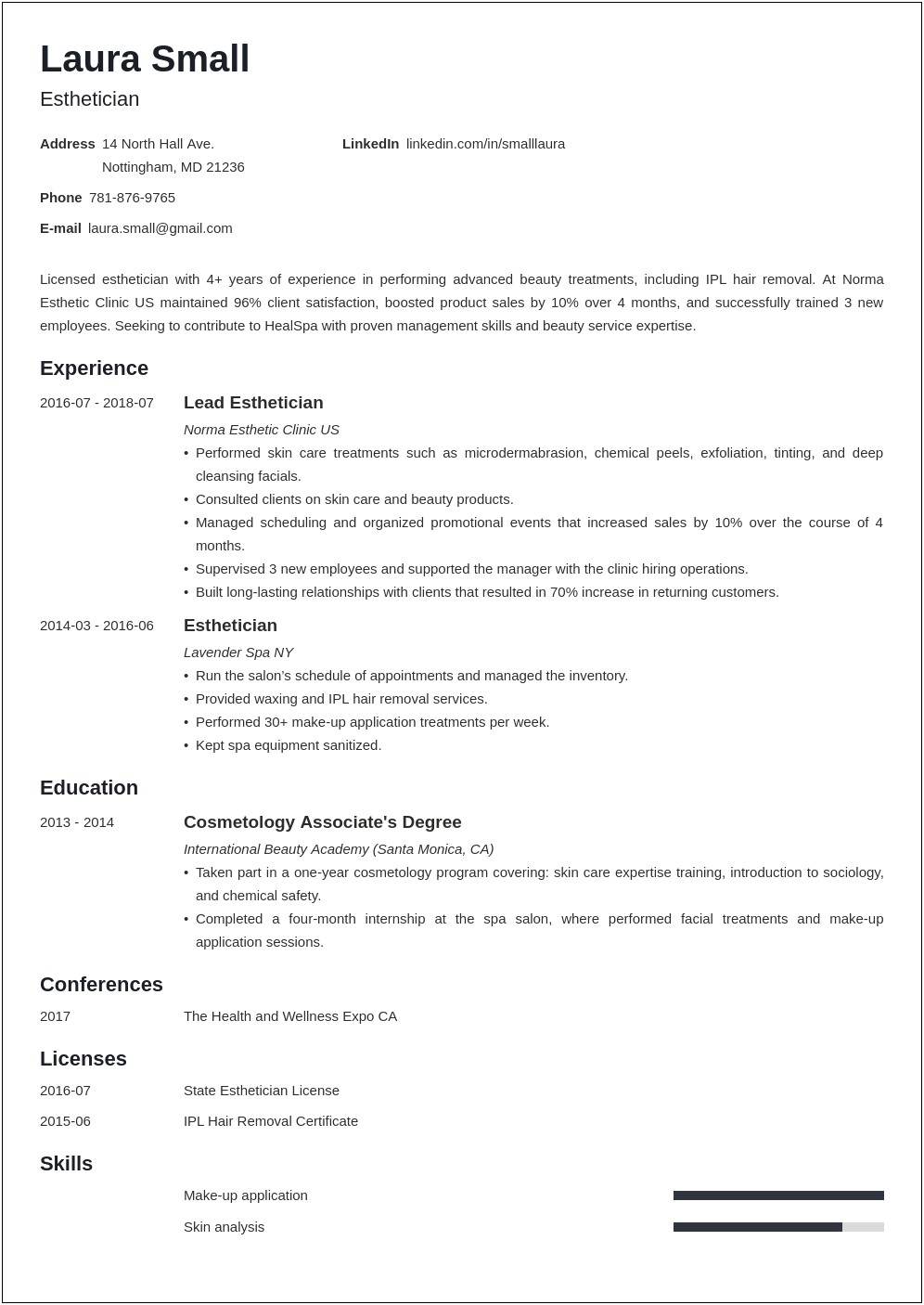 Best Way To Improve Resume For Spa