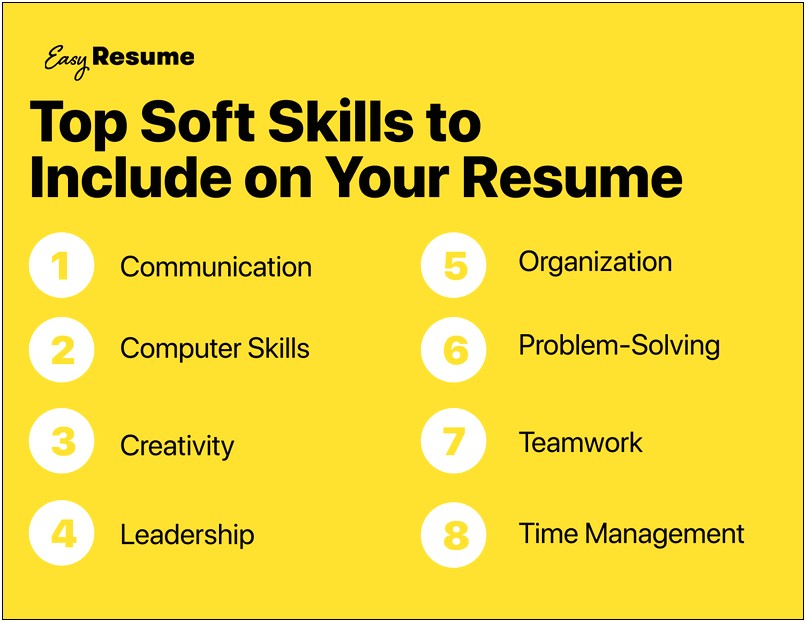 Best Way To List Soft Skills On Resume