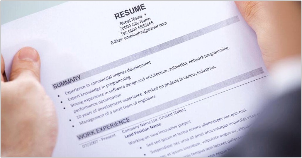 Best Way To Present Your Resume
