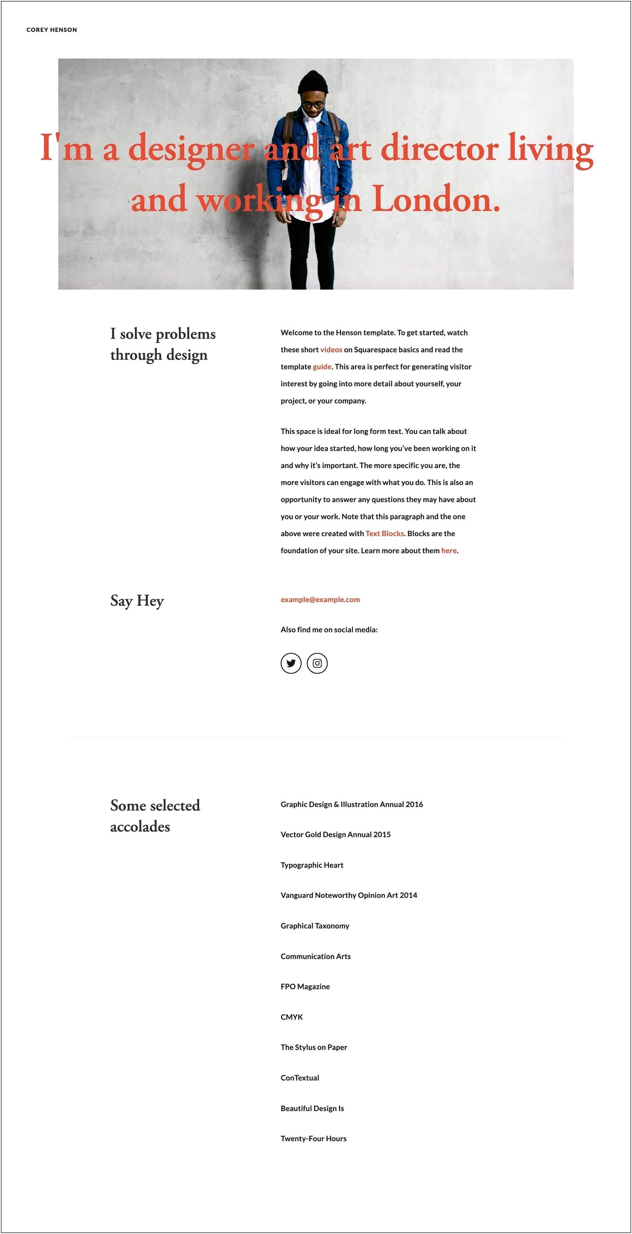 Best Way To Showcase Resume On Squarespace