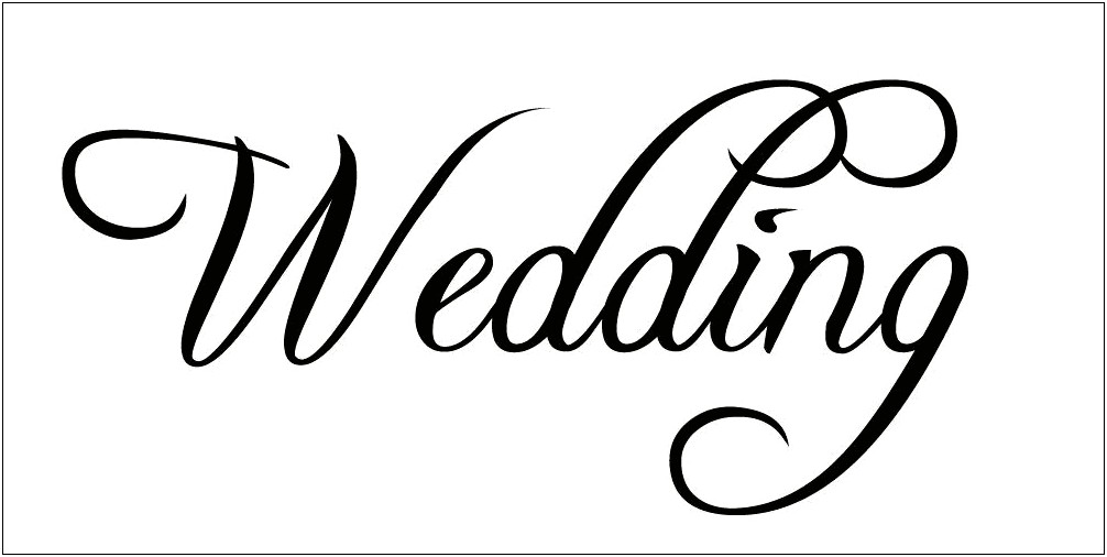 Best Wedding Invitation Font Microsoft Word