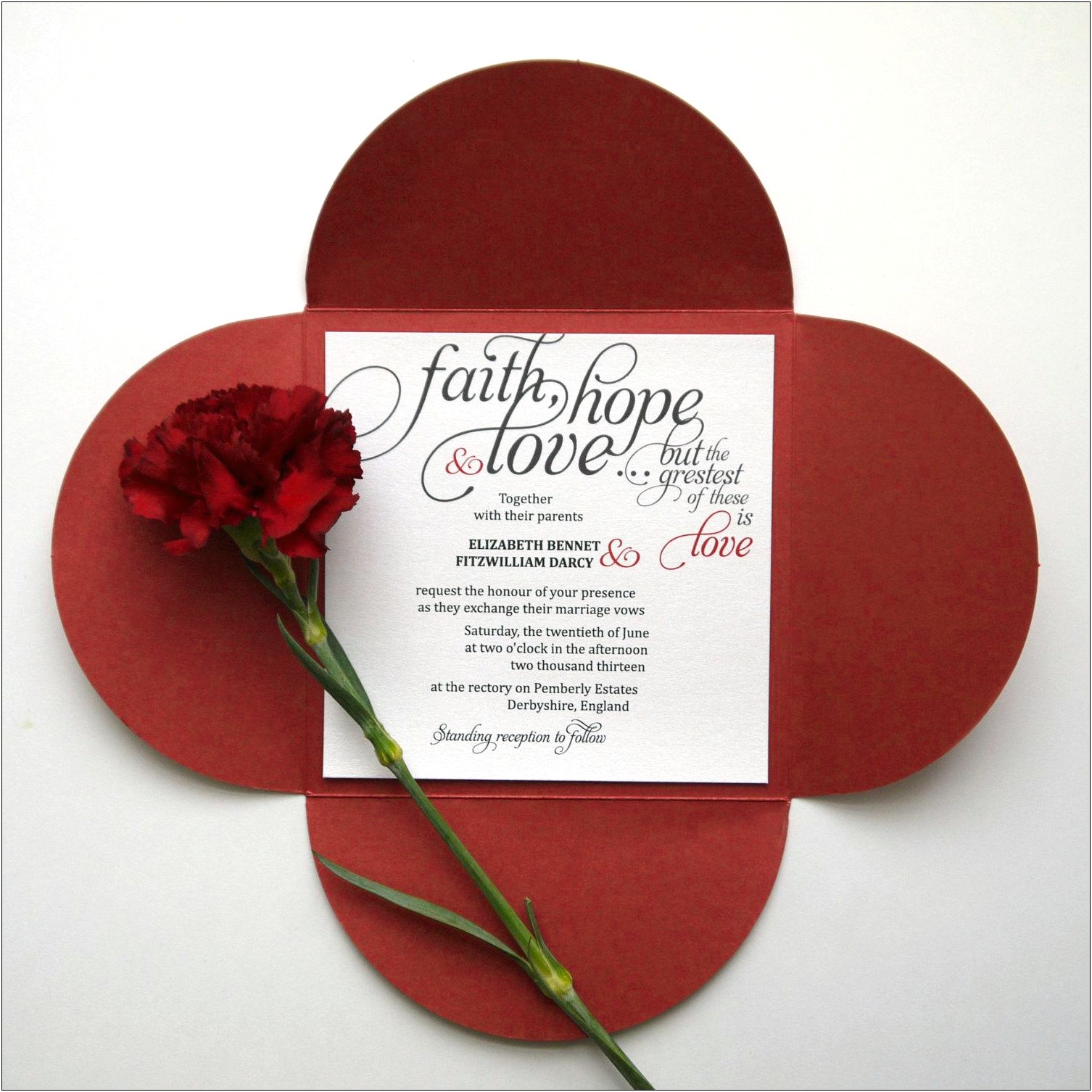 Bible Love Quotes For Wedding Invitation Cards