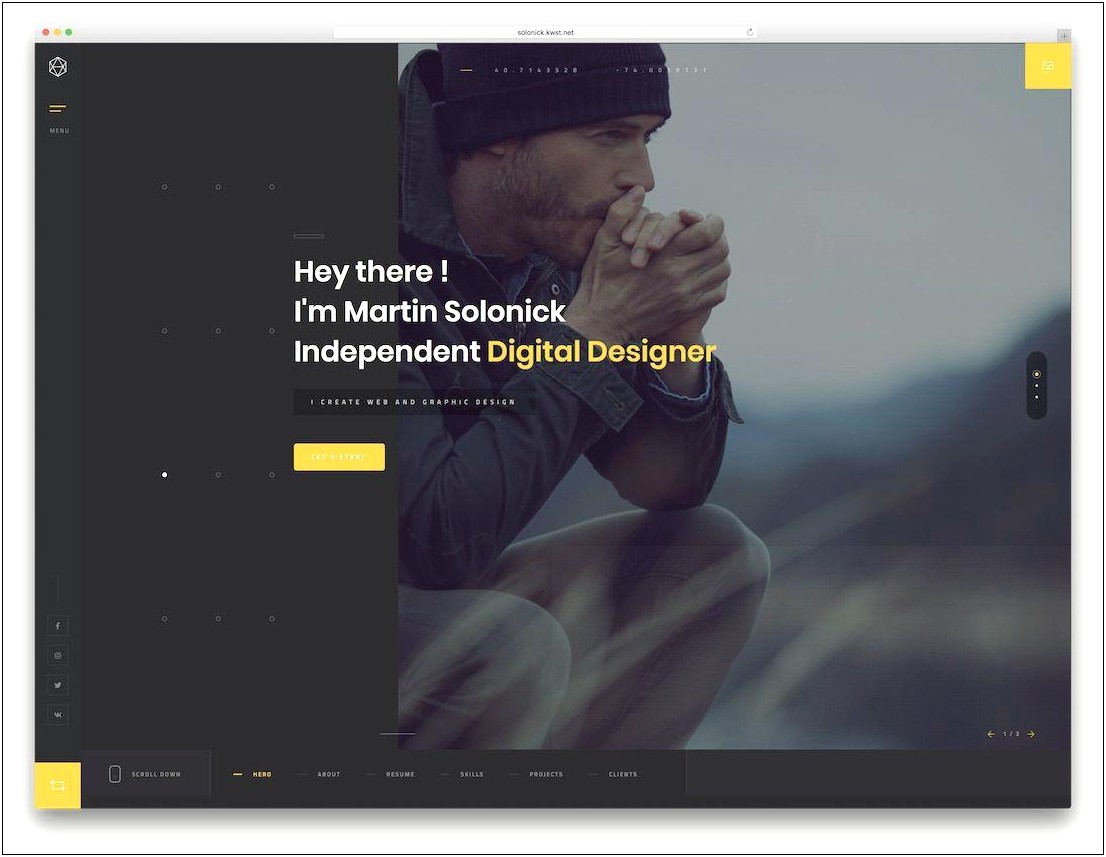Biz One Page Parallax Html Template Download