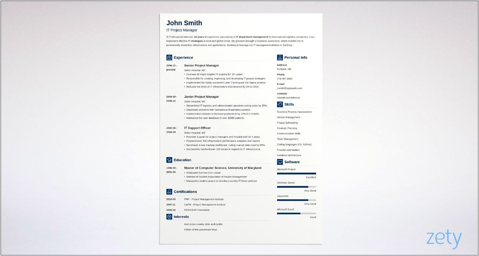 Blank Resume Templates For Free To Fill In