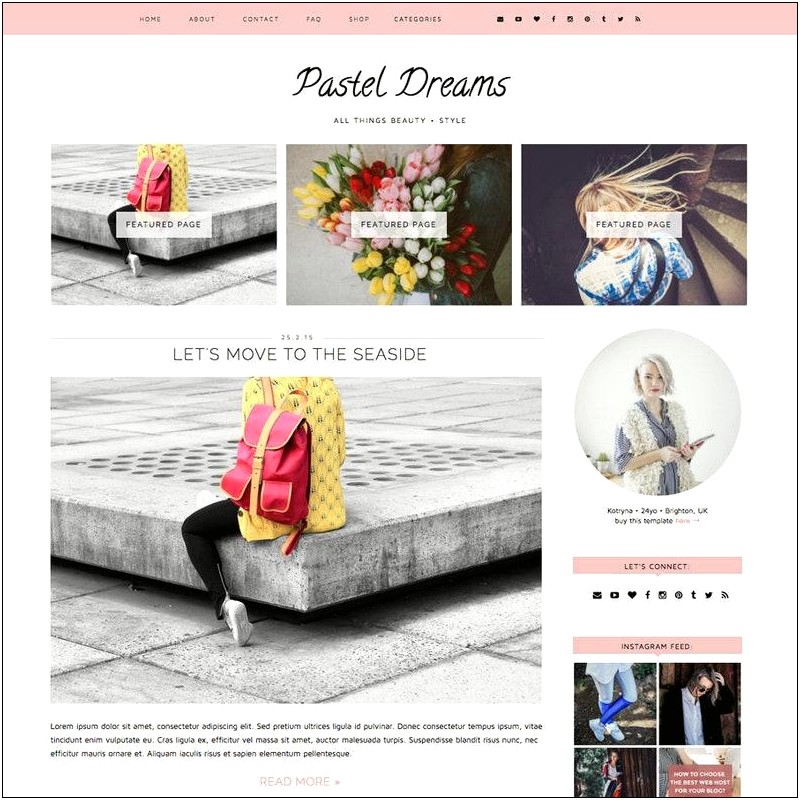 Blogspot Blogger Premade Blank Templates To Download