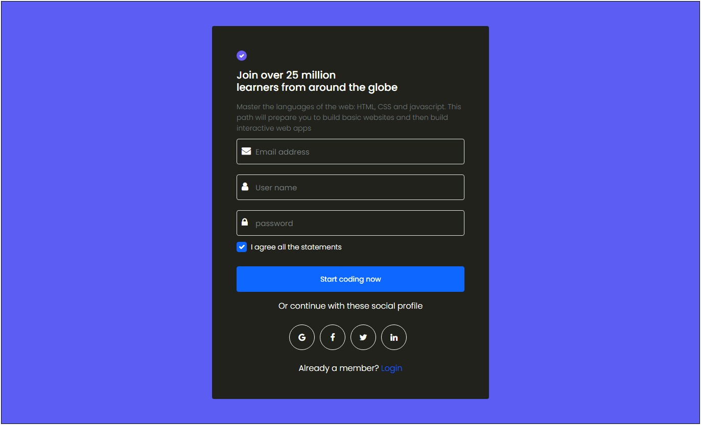Bootstrap Login And Registration Form Template Download