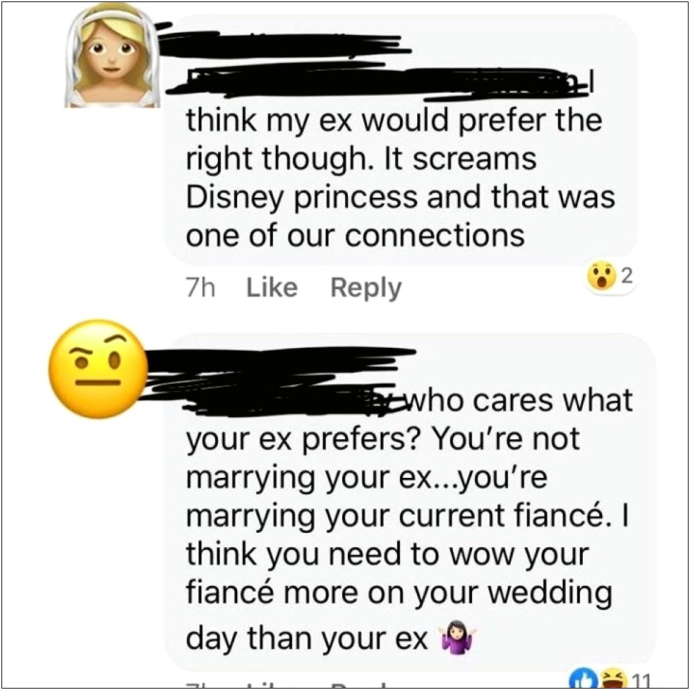 Bride Invites Her Ex To Their Wedding