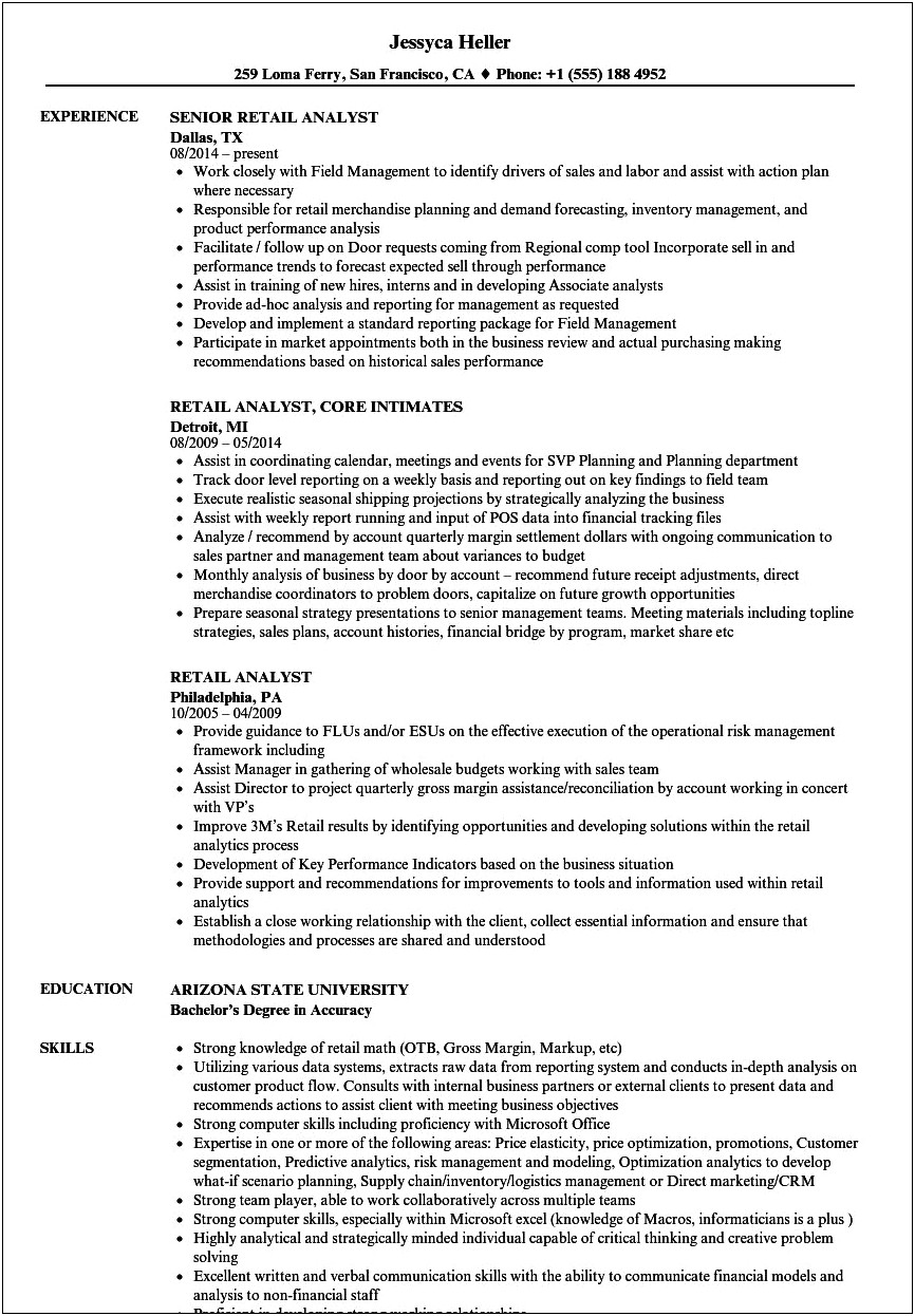Business Analyst Payments Domain Sample Resume