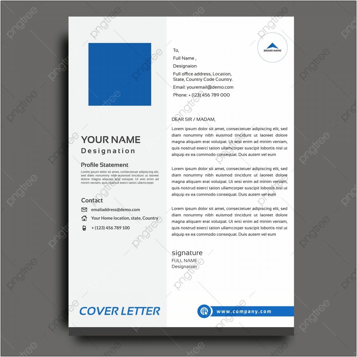 Business Letter Equity Theme Template Download