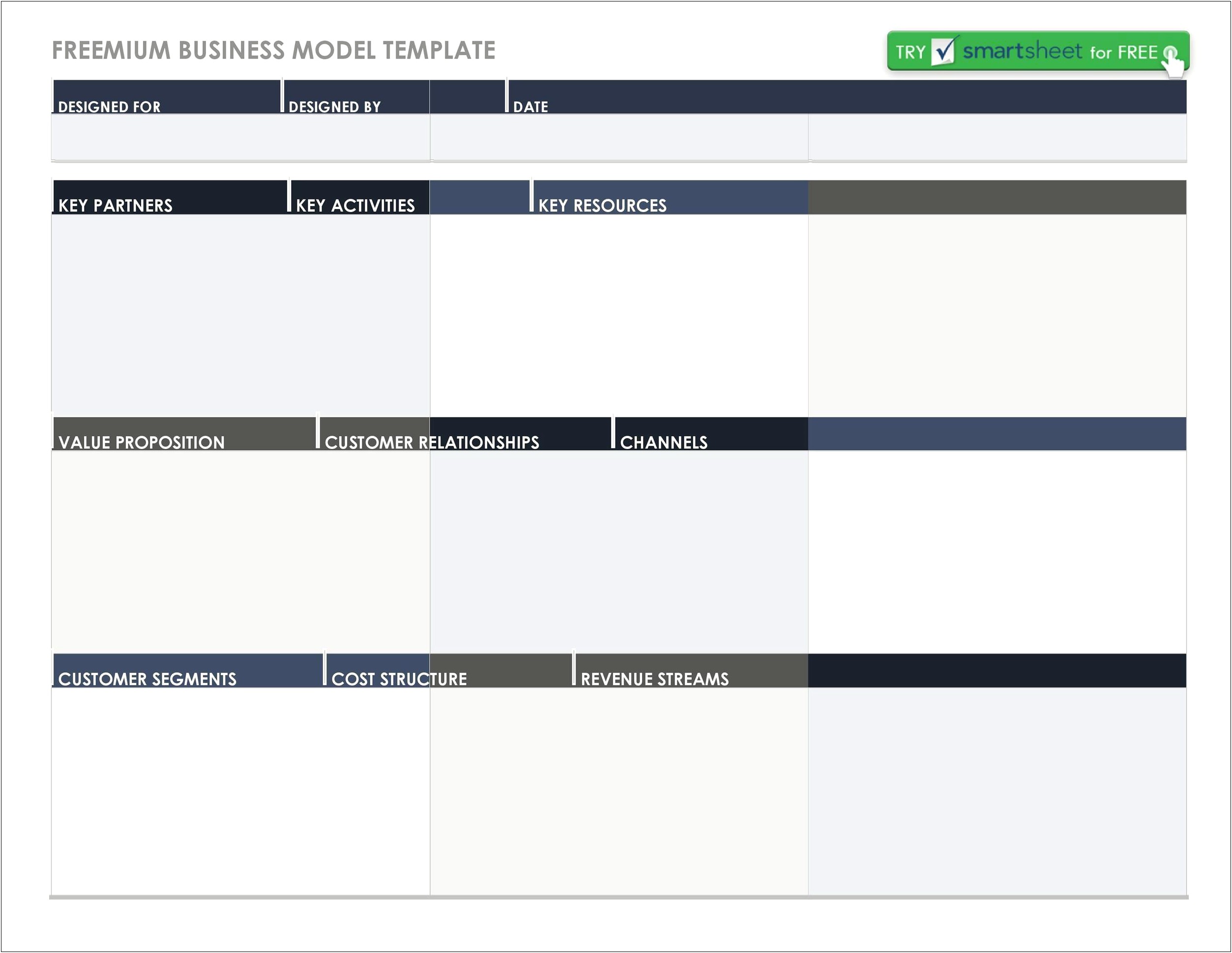 Business Model Canvas Template Microsoft Word Download