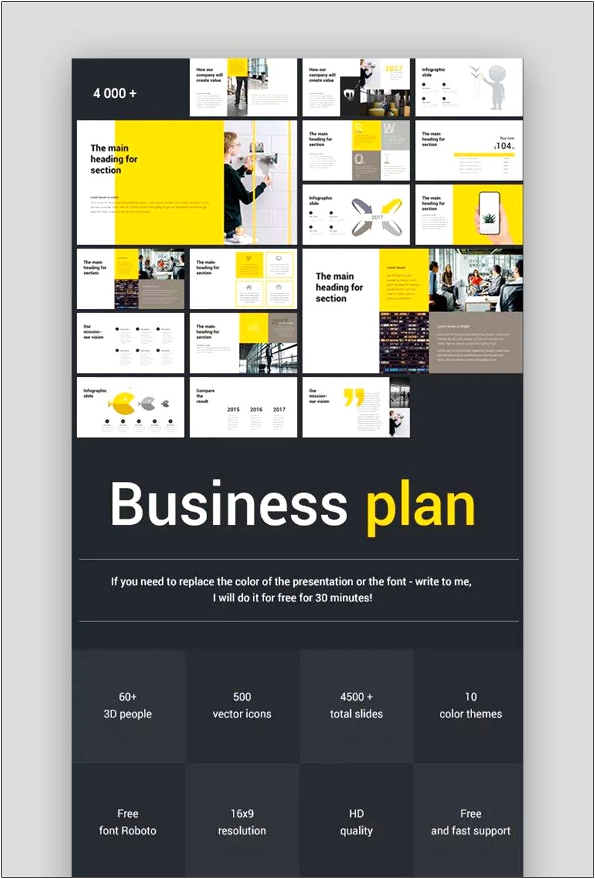 Business Plan Powerpoint Presentation Templates Download