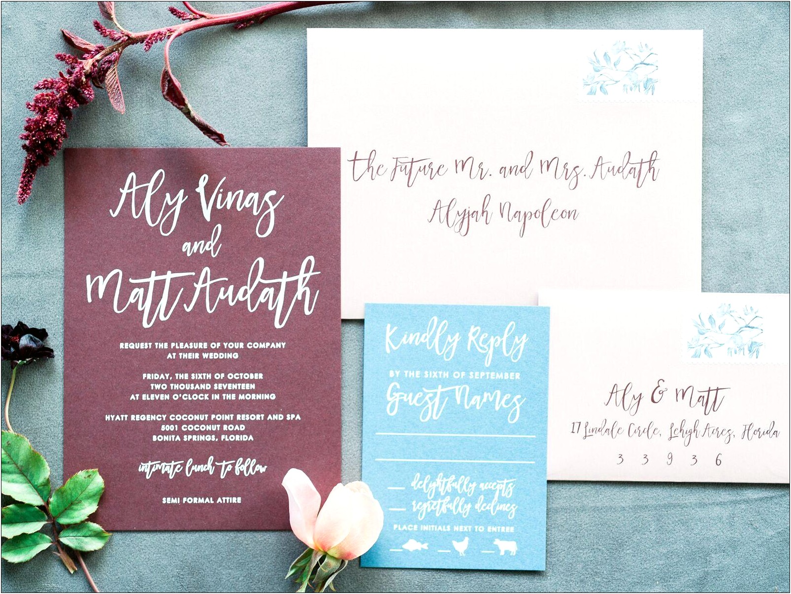 Can You Address Wedding Invitations With Last Name