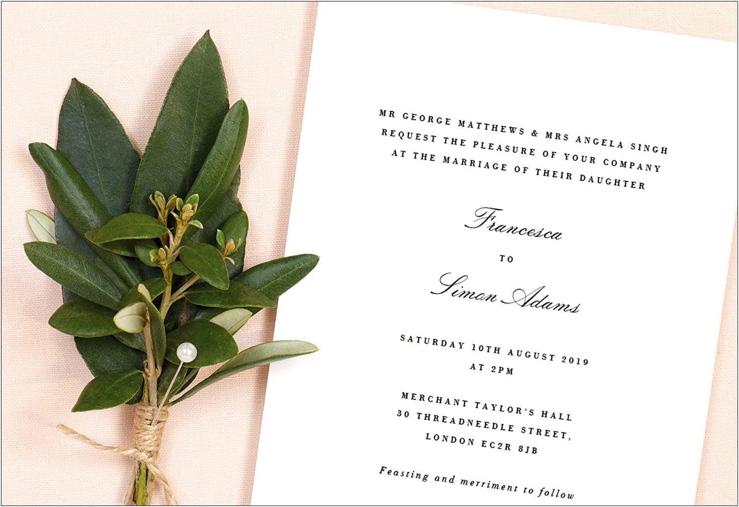 Can You Use Family Names For Wedding Invitations