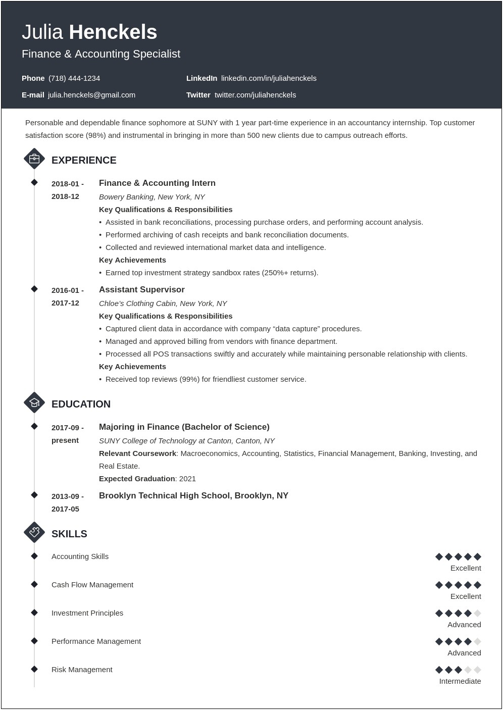 Career Objective For College Student Resume