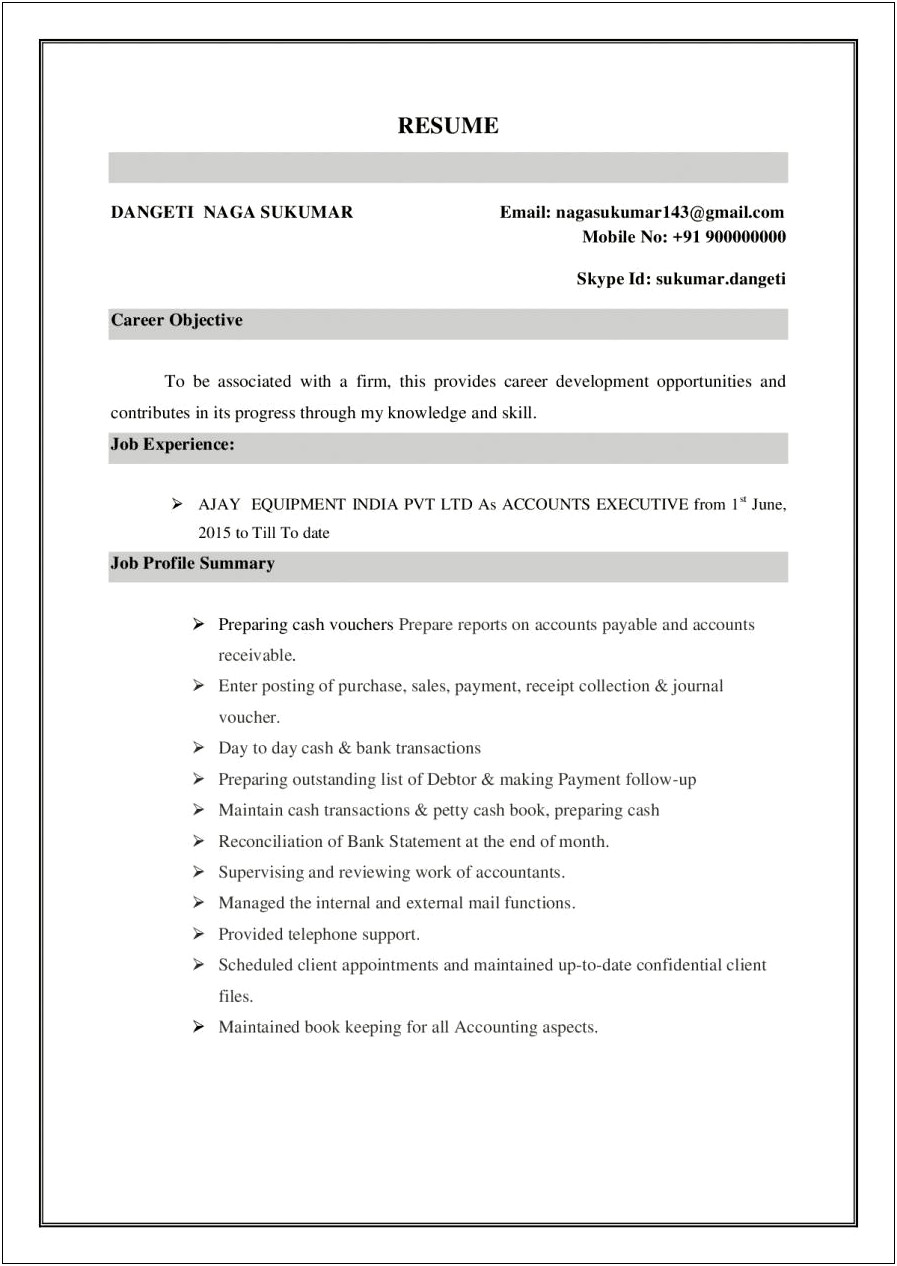 Career Objective For Mba Marketing Resume