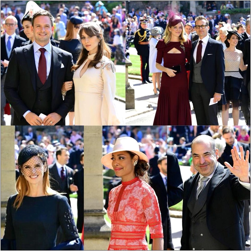 Cast Of Suits Invited To The Royal Wedding