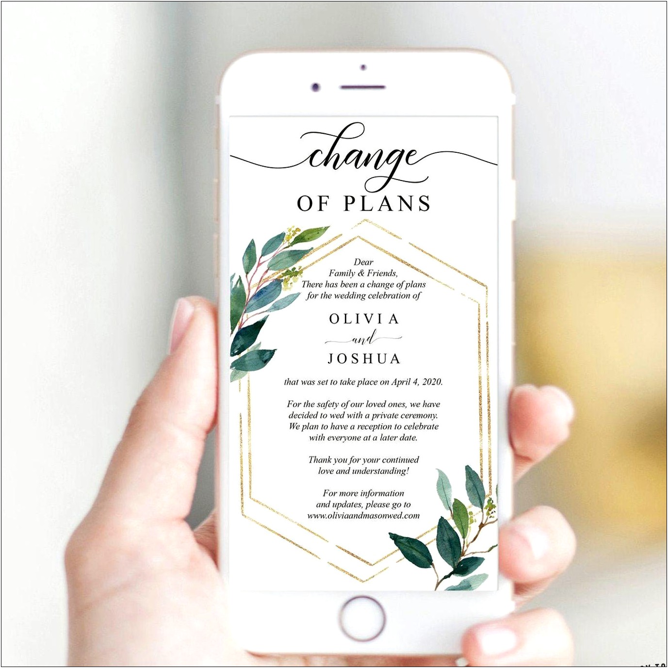 Changing Wedding Start Time After Sending Invitations