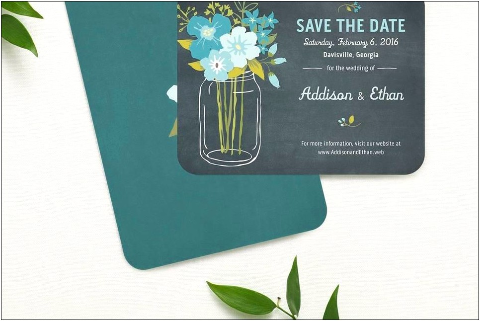 Cheap Mason Jar Shaped Wedding Invitations