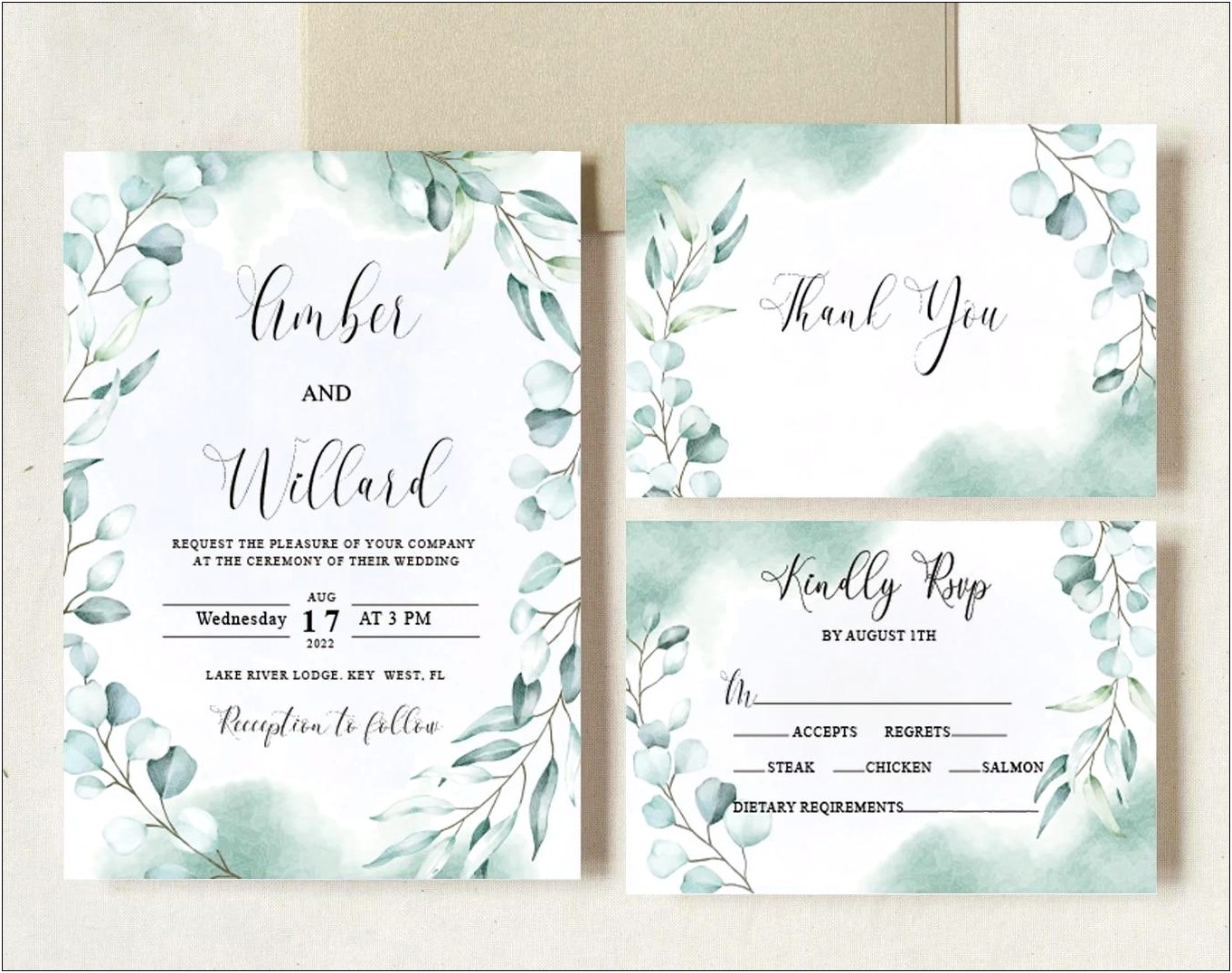 Cheap Wedding Invitations And Thank You Cards