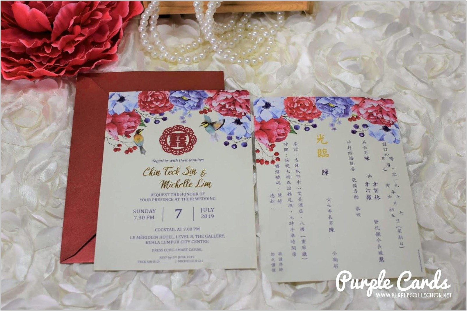 Chinese Wedding Invitation Card Printing Malaysia