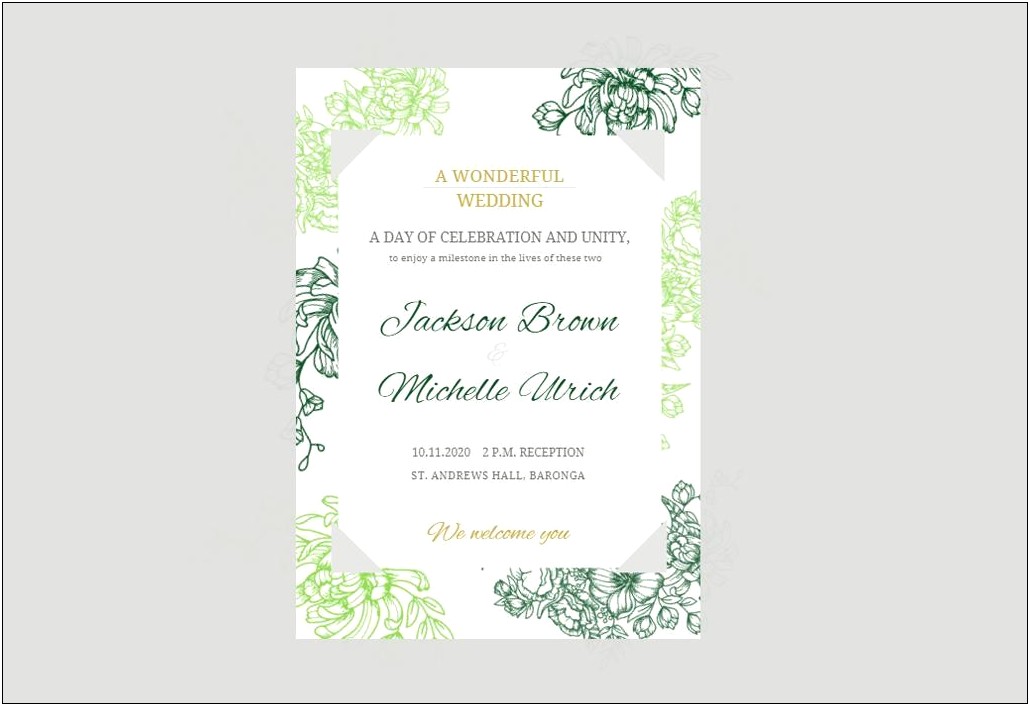 Chocolate Brown And Blue Wedding Invitations