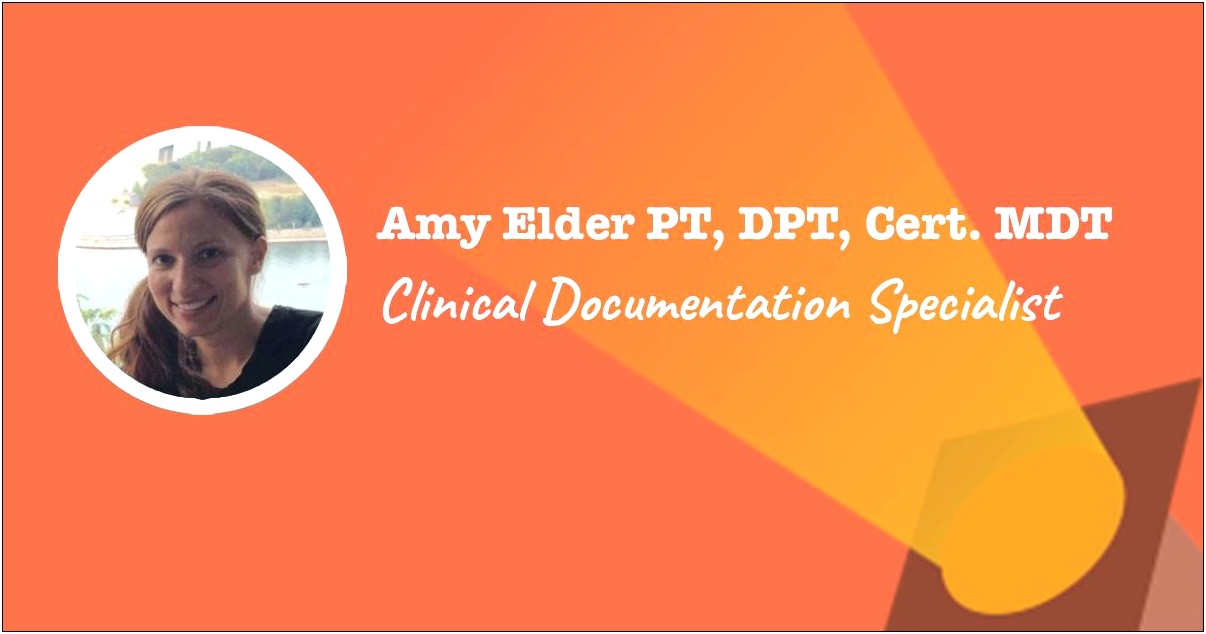 Clinical Documentation Improvement Specialist Job Resume