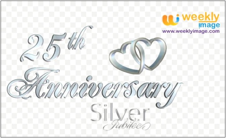 Cliparts For 25th Wedding Anniversary Invitation