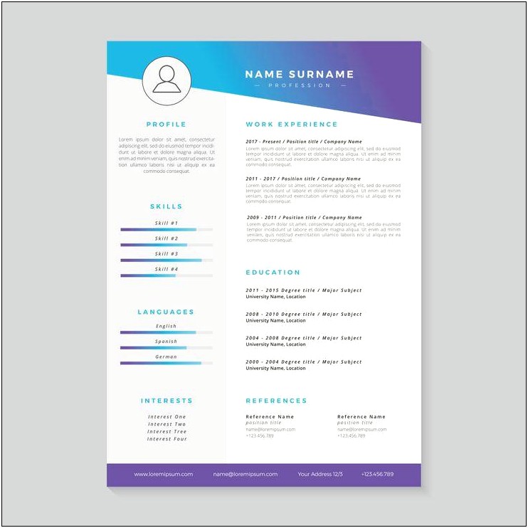 Collaborative Nation Free Chronological Resume Template Word Reverse
