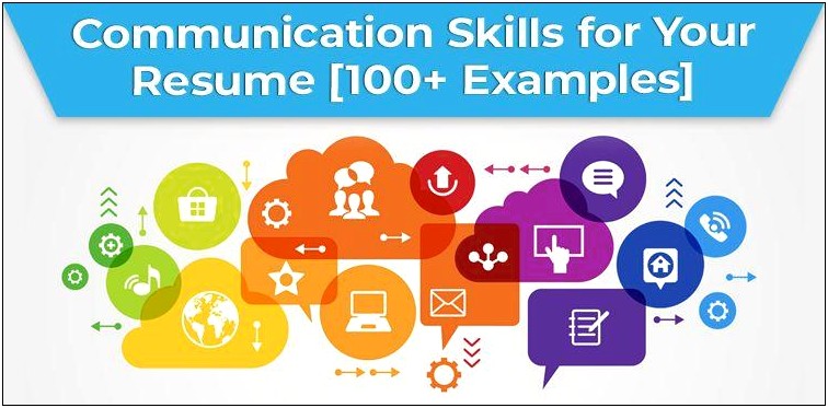 Communication Skill Examples For Job Resume