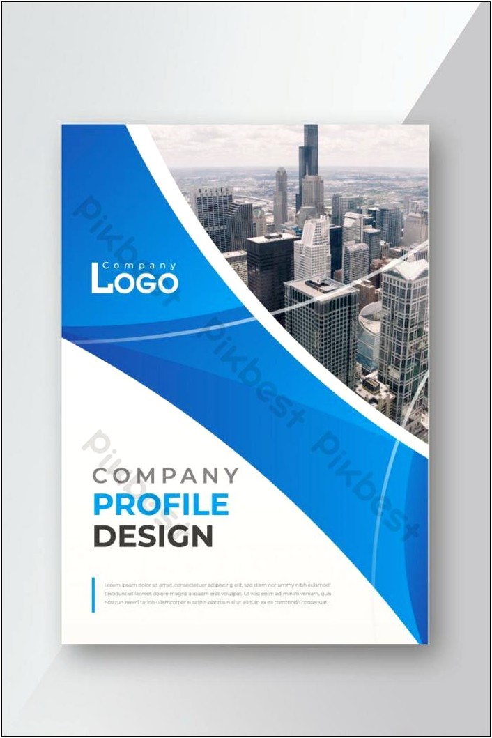 Company Profile Cover Design Template Download