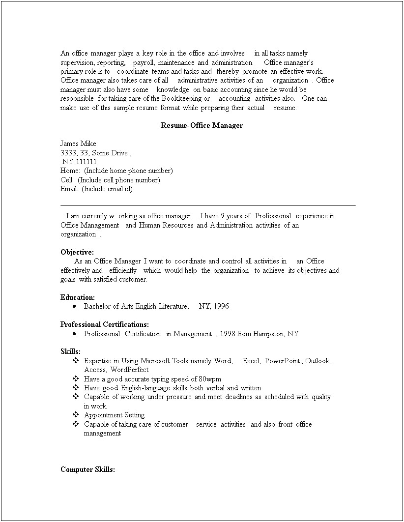 Computer Skills To Include On A Resume