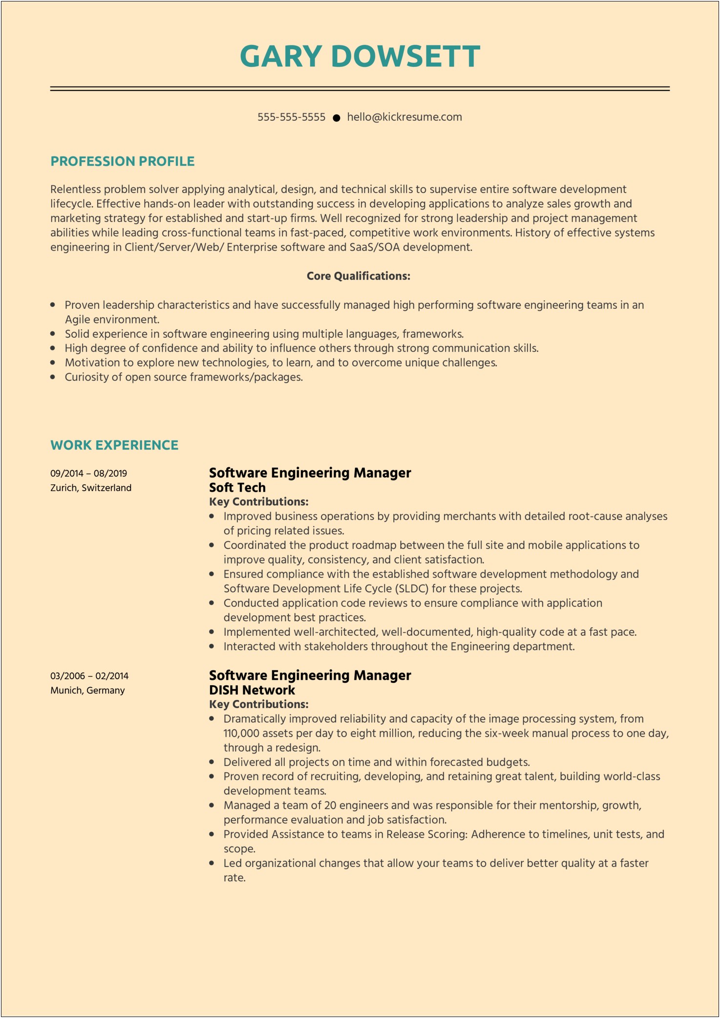Core Competencies On Resume For Management