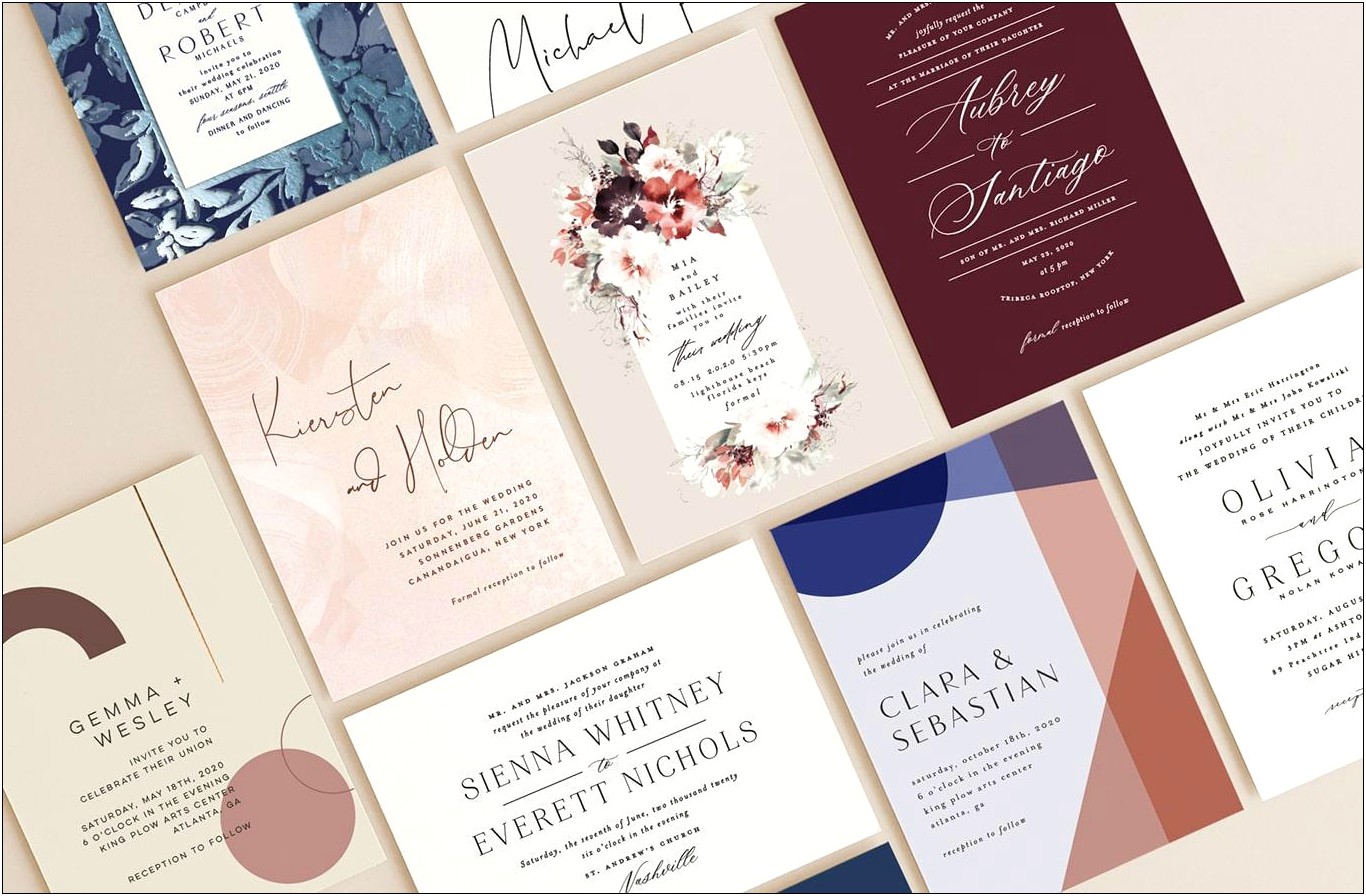 Cost Of 5x7 Wedding Invite And Rsvp Sets