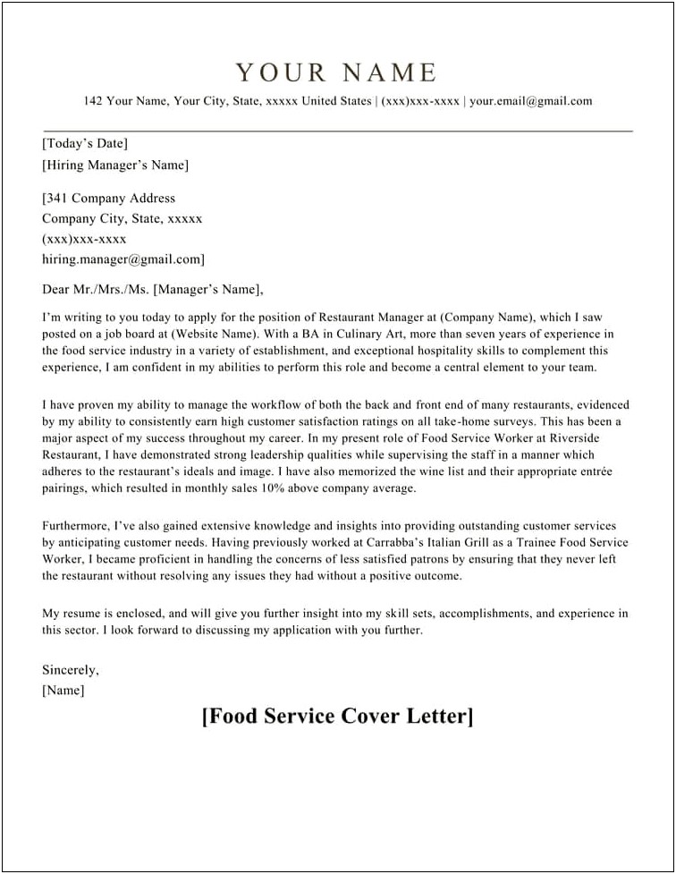 Cover Letter Examples Law Enforcement No Experience Resume