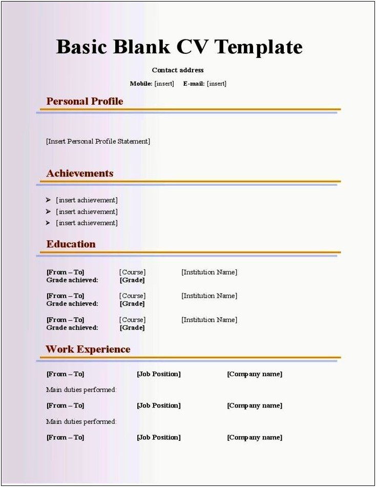 Cover Letter For Functional Resume Template Microsoft
