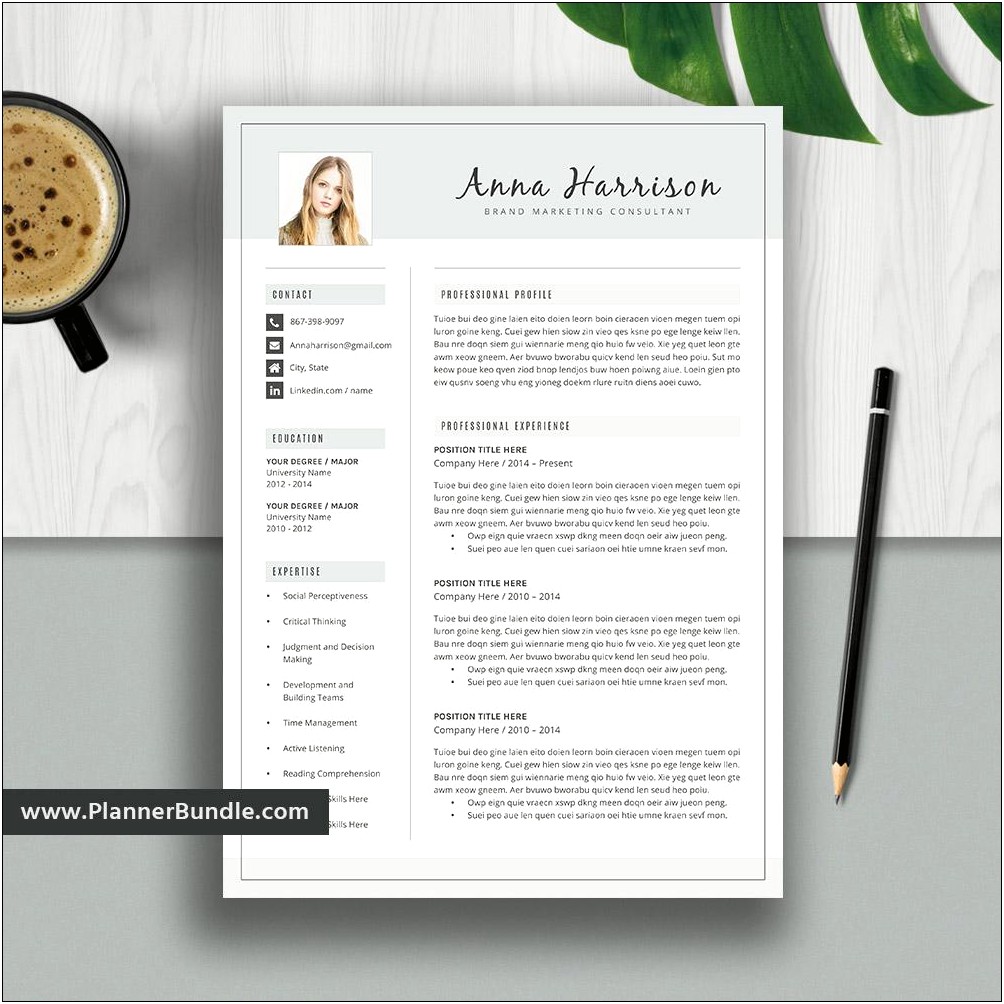 Cover Page For Resume Microsoft Word