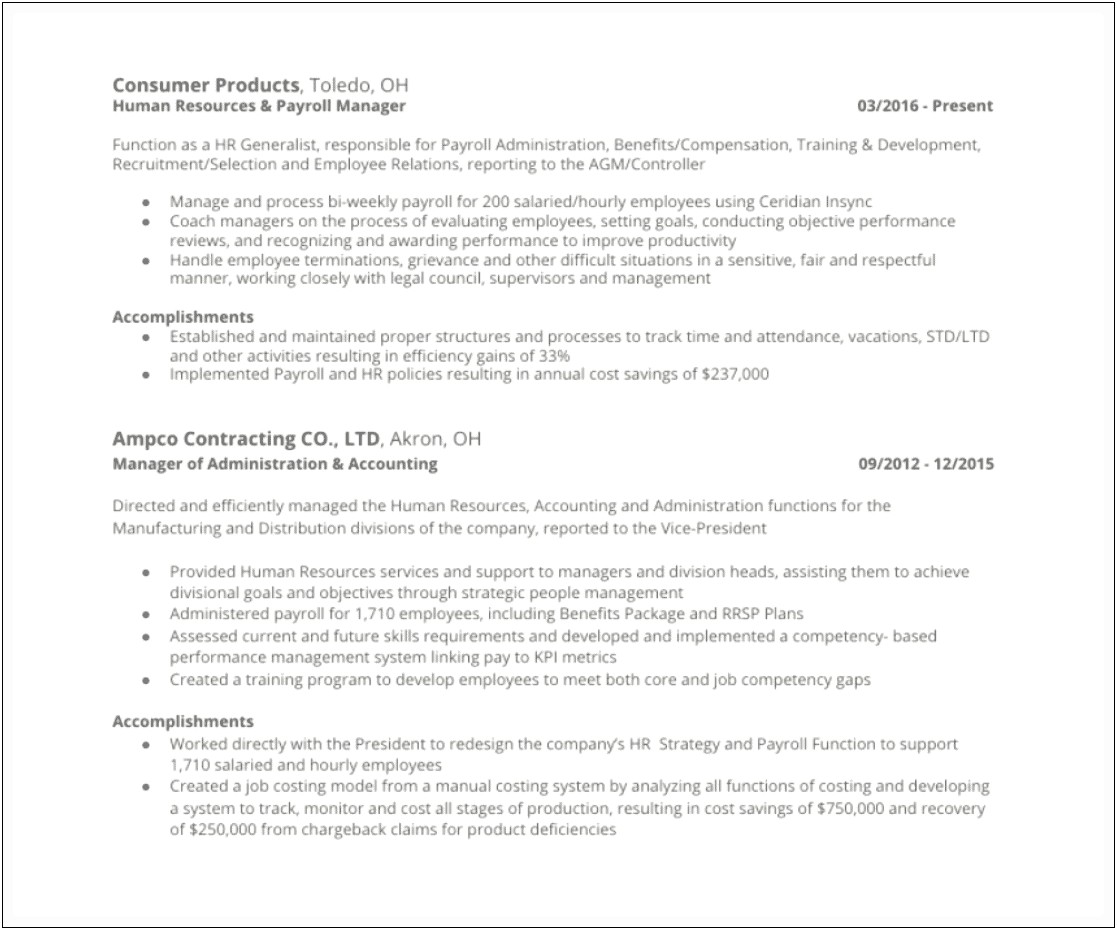 Crafting A Resume To A Job