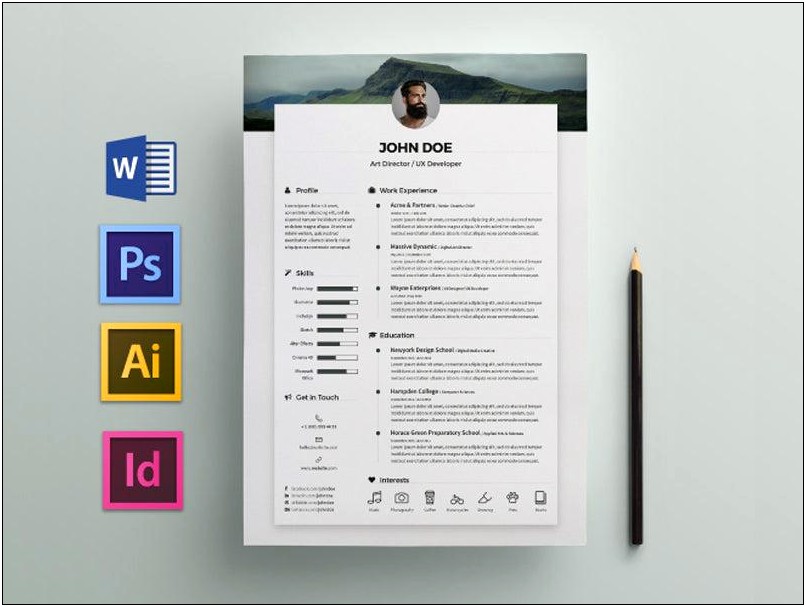 Create A Better Resume In Word Or Illustrator
