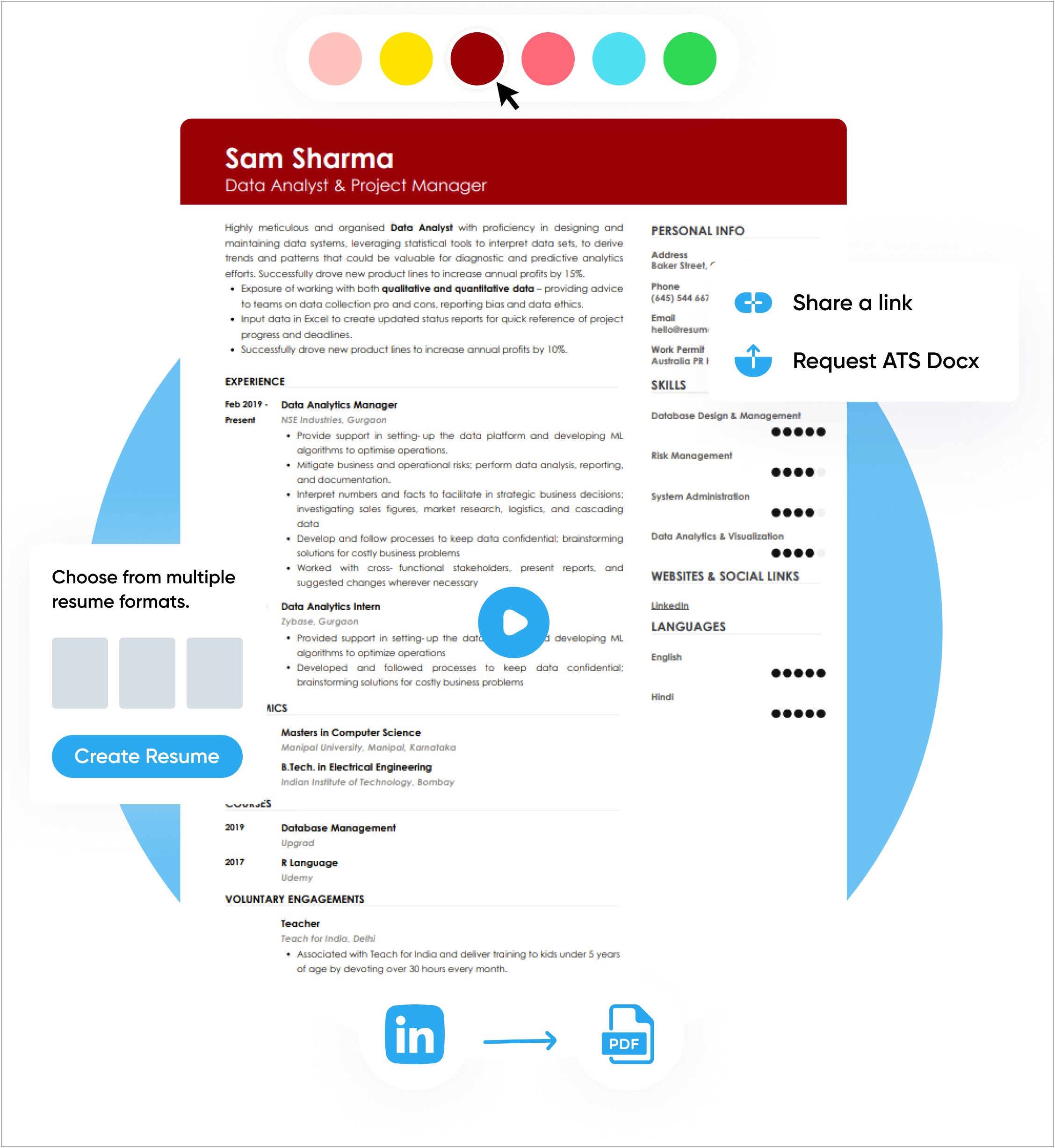 Create A Quick Resume For Free
