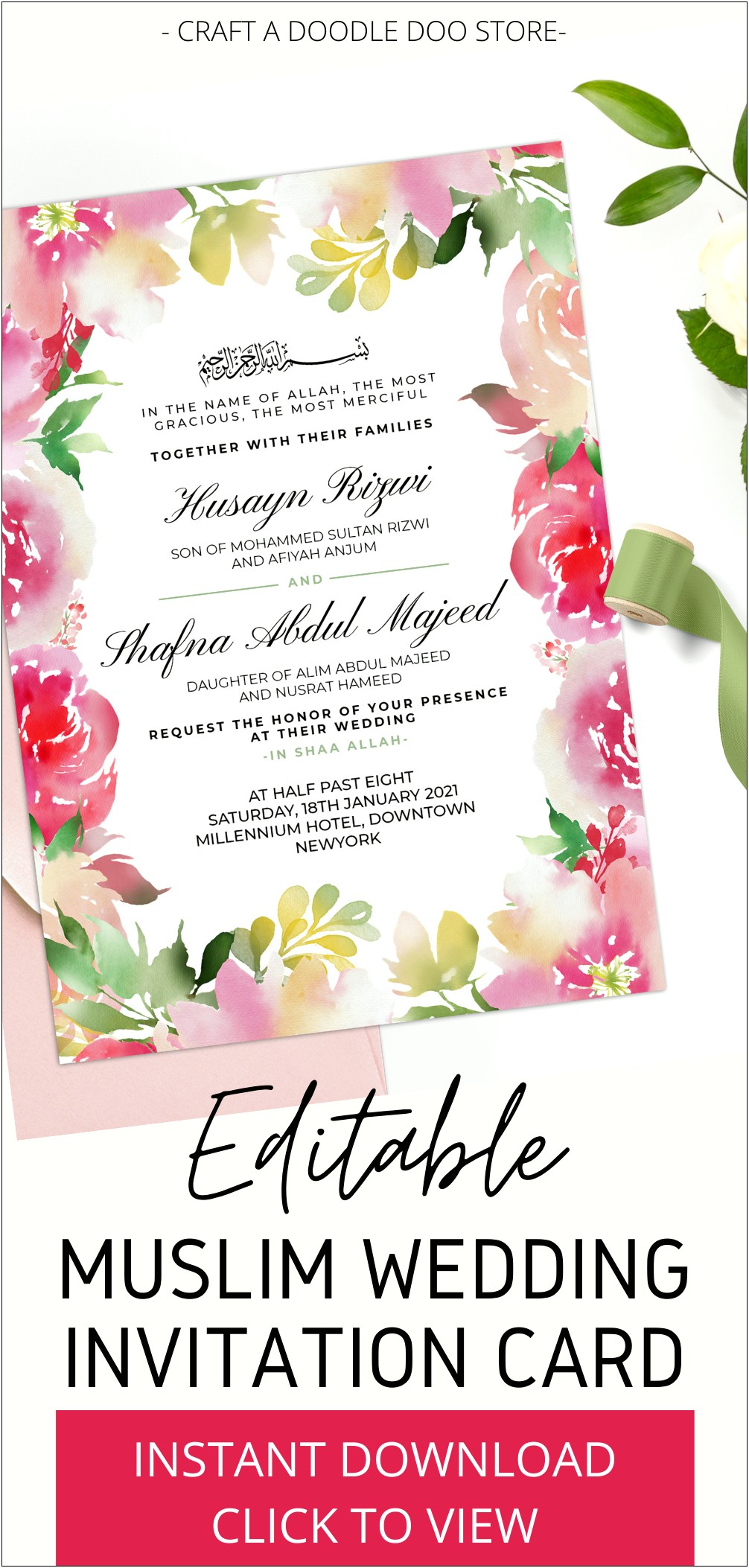 Create Indian Wedding Invitation Card Free Download
