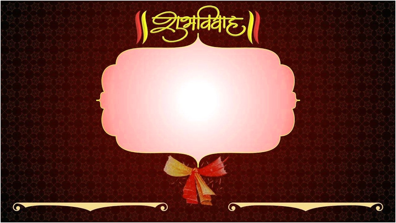 Create Indian Wedding Invitation Card Online Free Marathi