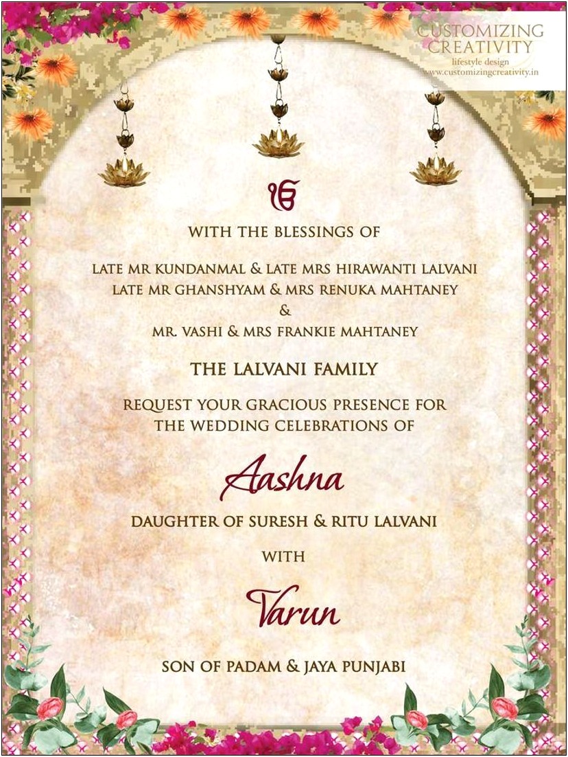 Create Indian Wedding Invitation Ecards Online Free Download